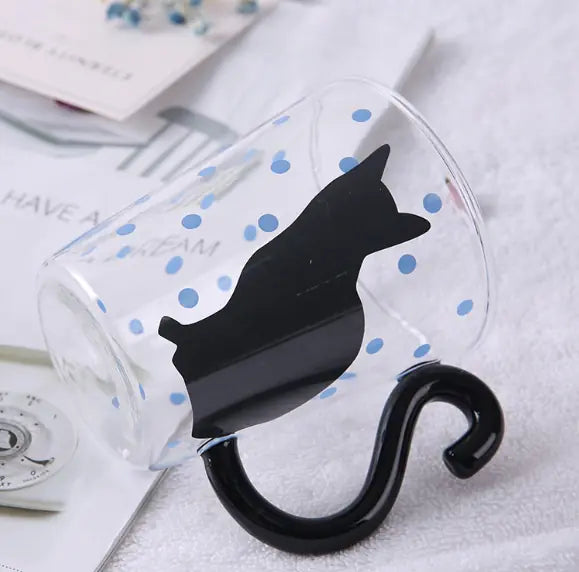 Creative Cat Mug Cartoon Water Cup for Office Use