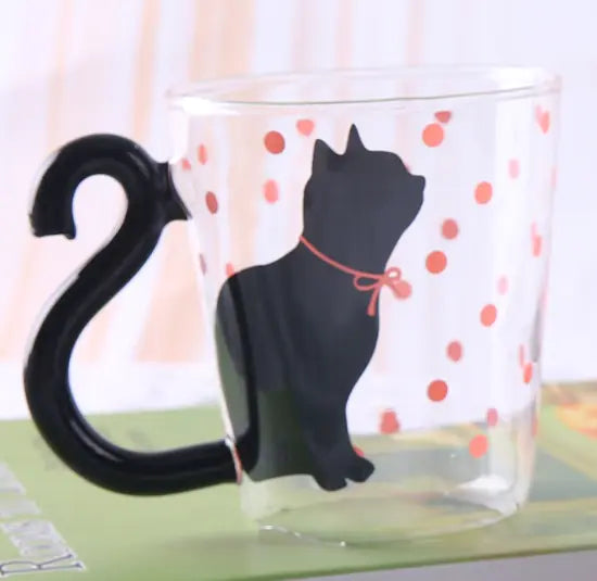 Creative Cat Mug Cartoon Water Cup for Office Use