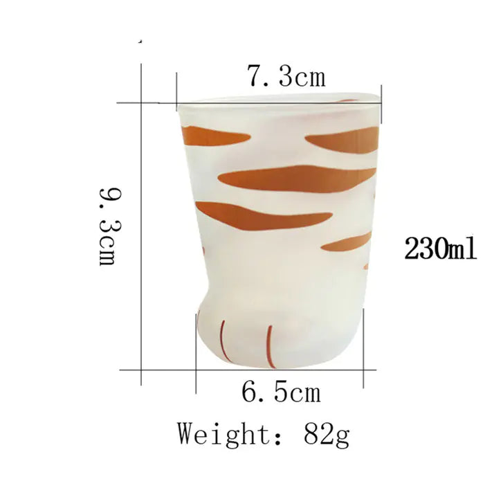 Creative Cartoon Cat Paw Silicone Cup - Durable & Non-Slip