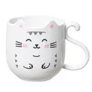 Cartoon Cat Mug - Thickened Travel Mouthwash Cup