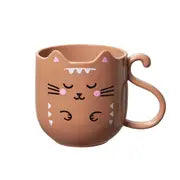 Cartoon Cat Mug - Thickened Travel Mouthwash Cup